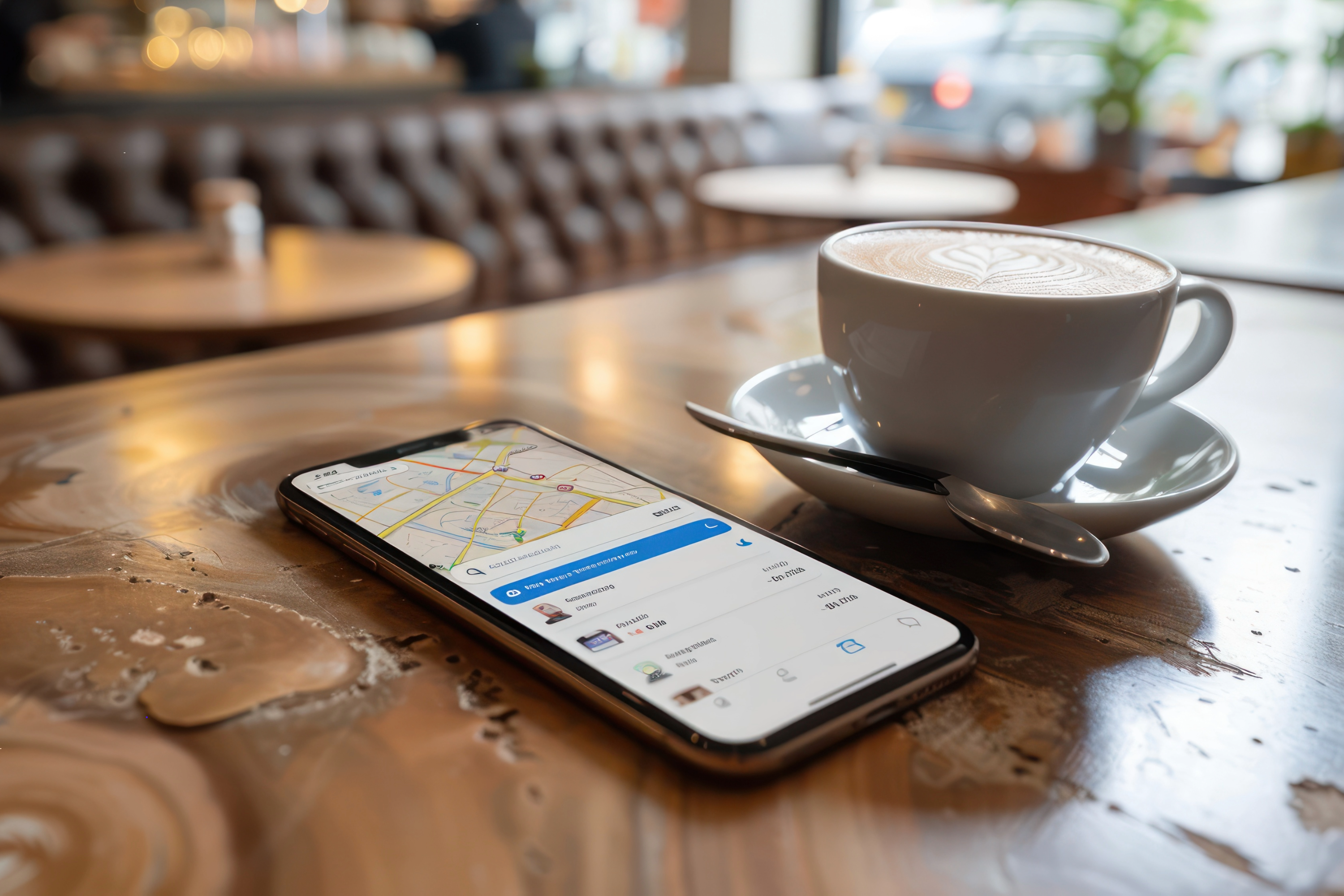 Local Search - Coffee Shop with Directions